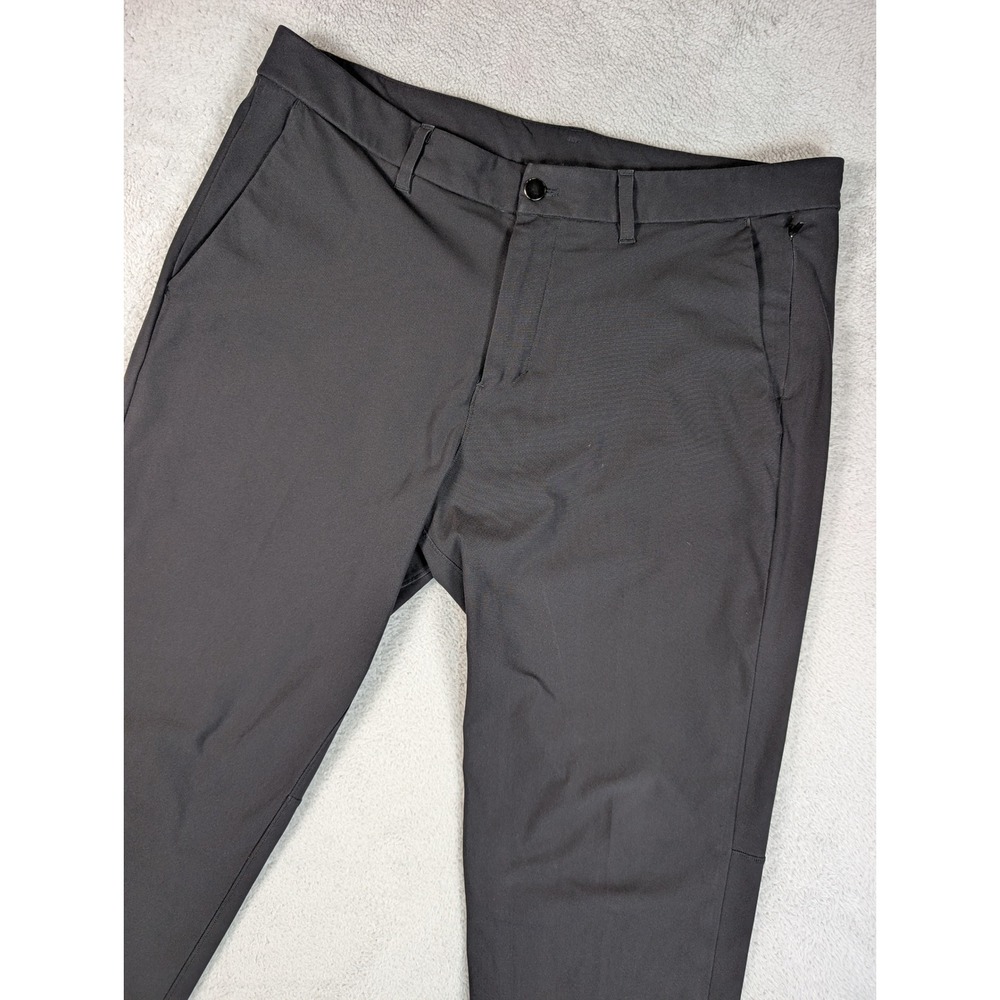 Lululemon Commission Slim Fit Pants Mens 36 Black Chino Trousers LM5439S